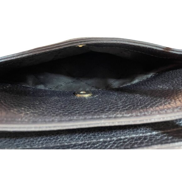 Michael Kors Medium Saffiano Leather Zip Tote Bag Black Pockets in & out - Picture 11 of 15